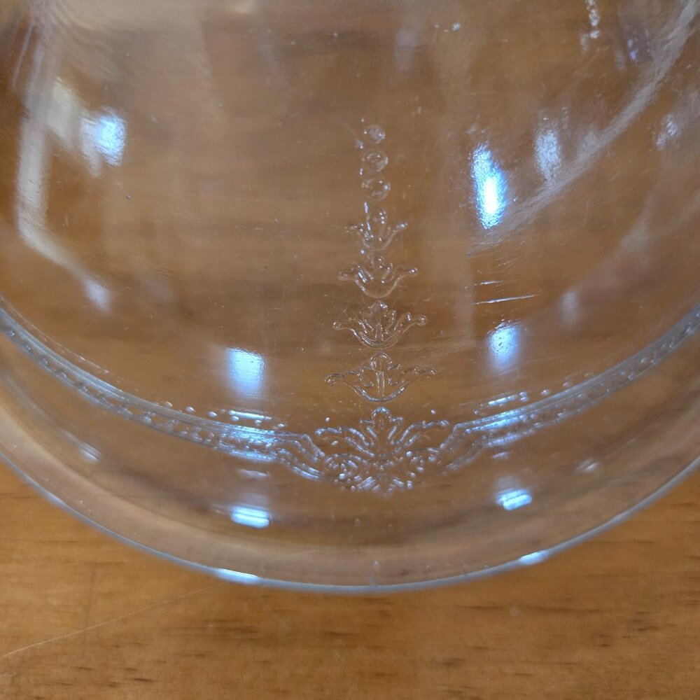 Vintage Medium Size Glass Bowl with Lid - Picture 3 of 9